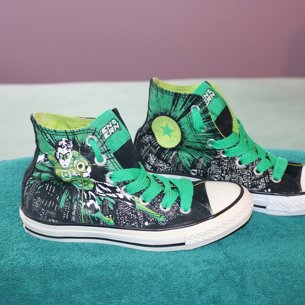 Green Lantern Converse High Tops